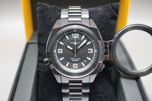 Seiko Prospex SBDY003 4R35 Field Samurai Black JDM Automatic Watch Rare