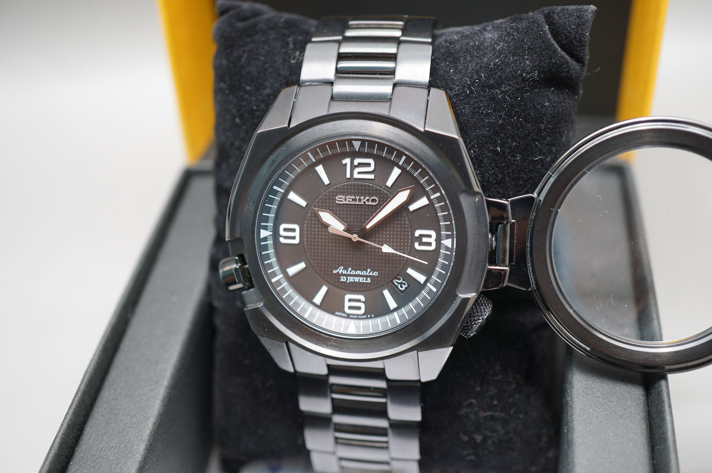 Seiko Prospex SBDY003 4R35 Field Samurai Black JDM Automatic Watch Rare