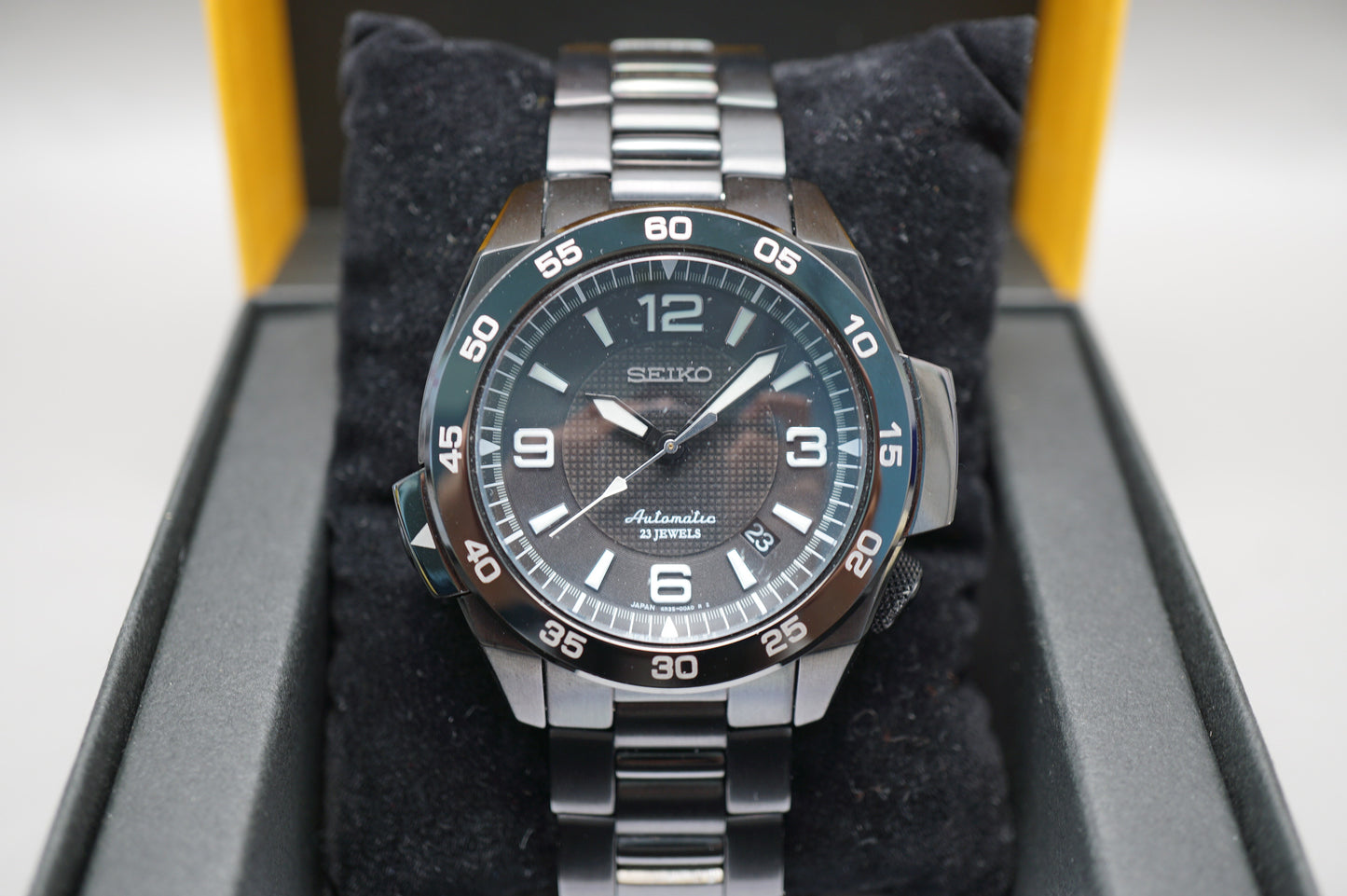 Seiko Prospex SBDY003 4R35 Field Samurai Black JDM Automatic Watch Rare