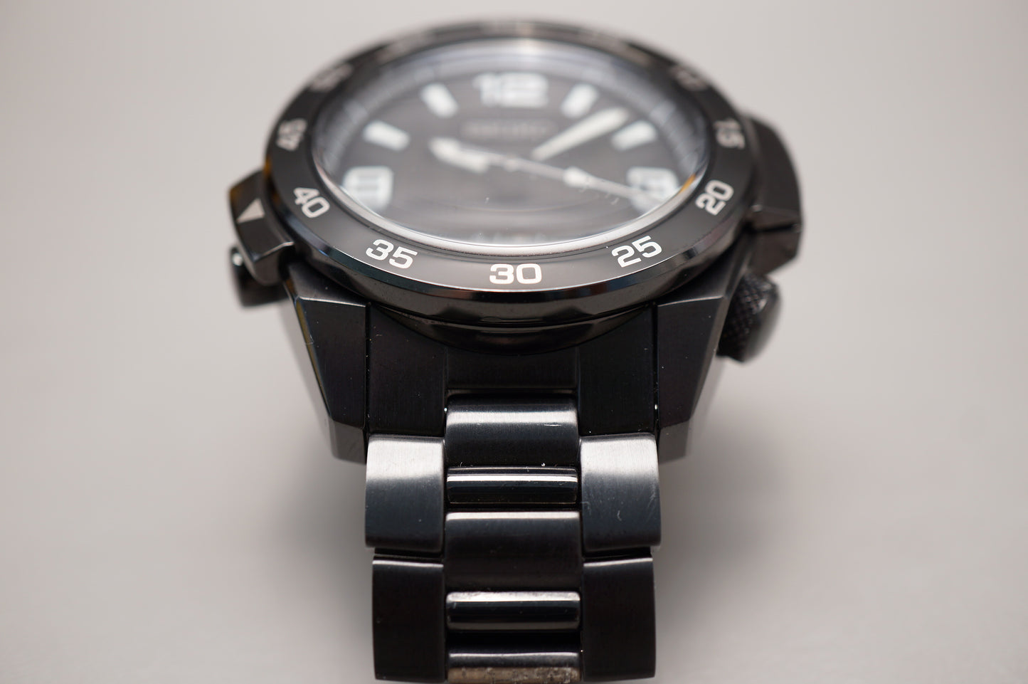 Seiko Prospex SBDY003 4R35 Field Samurai Black JDM Automatic Watch Rare