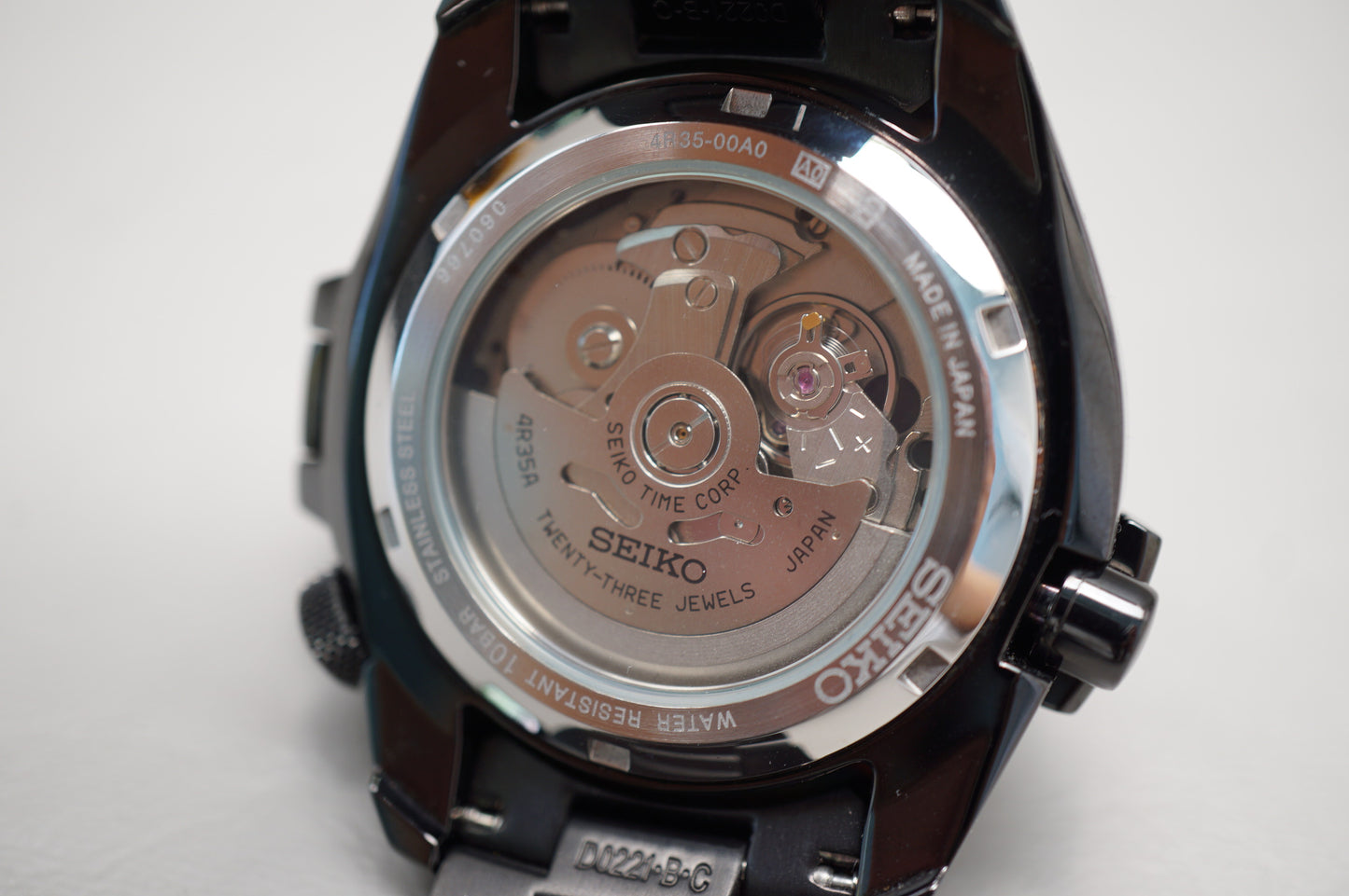 Seiko Prospex SBDY003 4R35 Field Samurai Black JDM Automatic Watch Rare