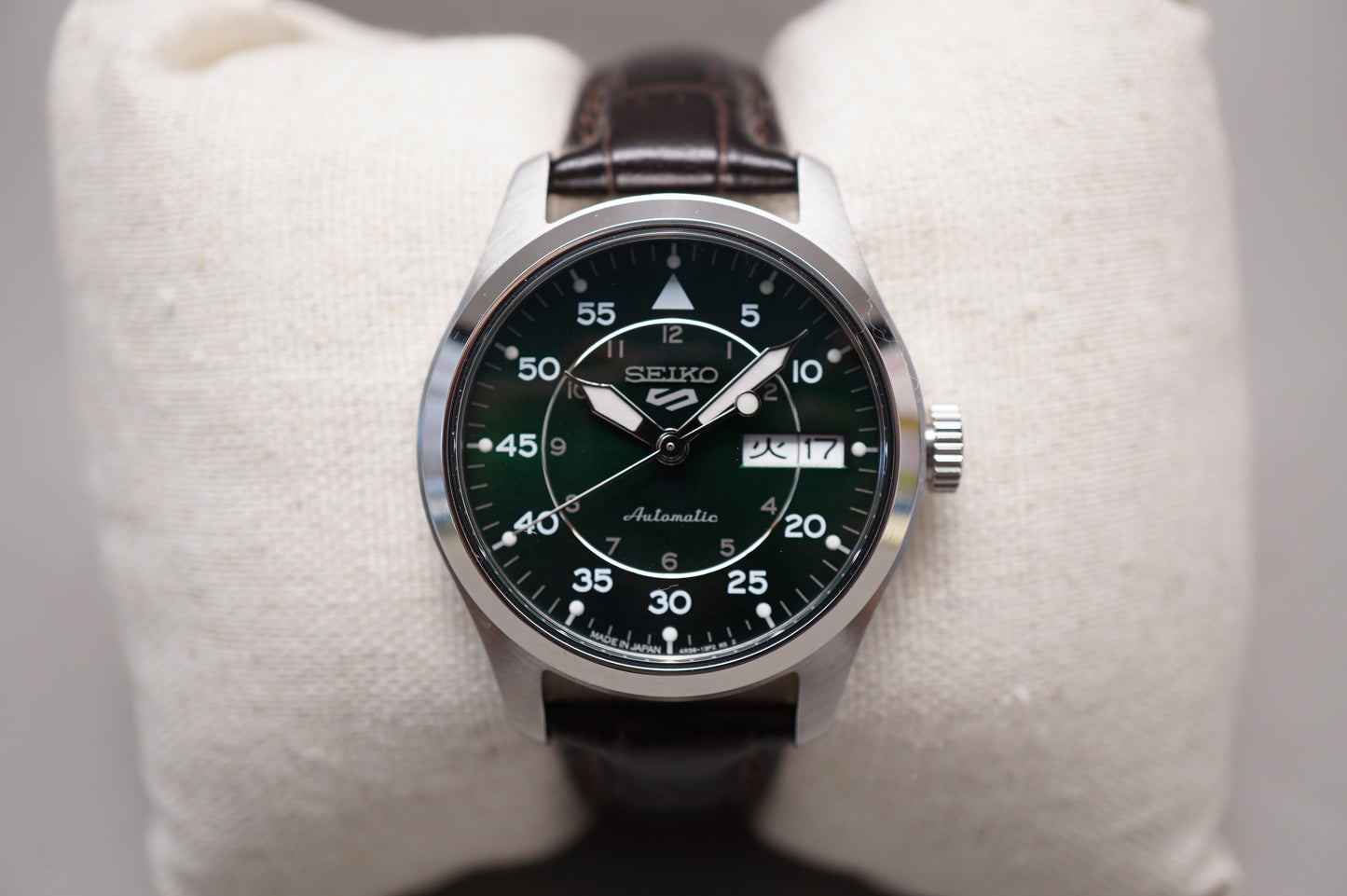 Seiko 5 Sports SBSA203 4R36 Field Suits Style Green Dial Automatic Watch