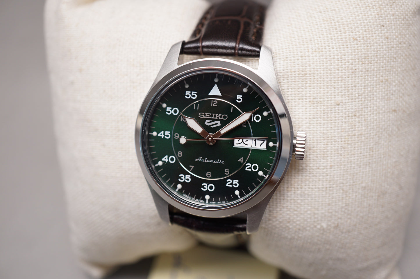 Seiko 5 Sports SBSA203 4R36 Field Suits Style Green Dial Automatic Watch