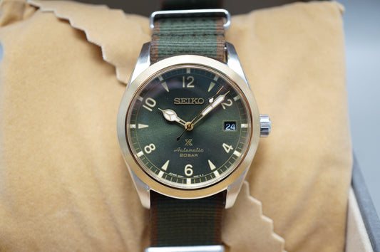 Seiko Prospex SBDC138 6R35 Green Gold Alpinist Automatic Watch