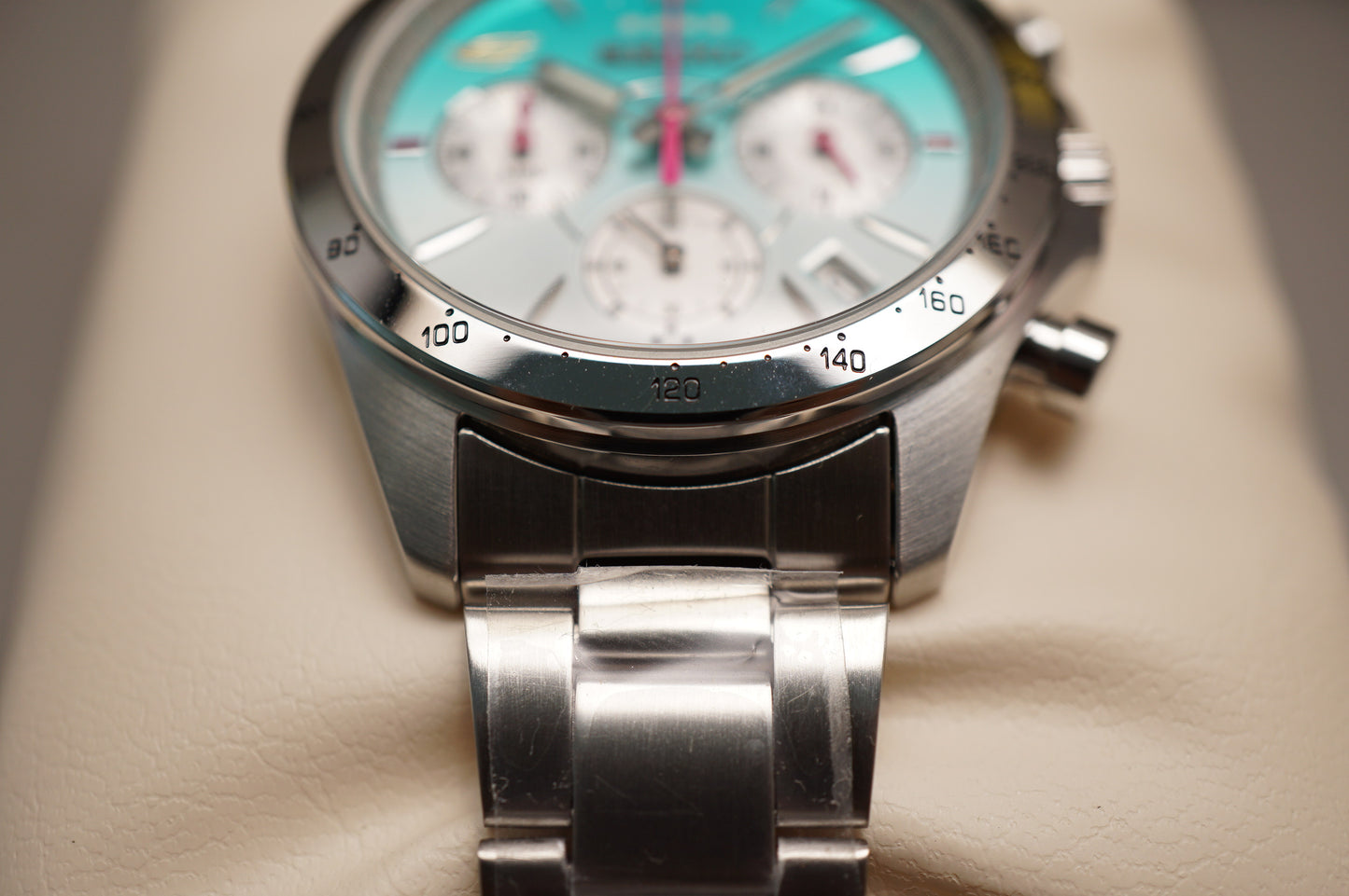 Unworn Seiko SZSJ008 8T63 E5 Hayabusa Bullet Train 10th Anniversary Quartz Watch