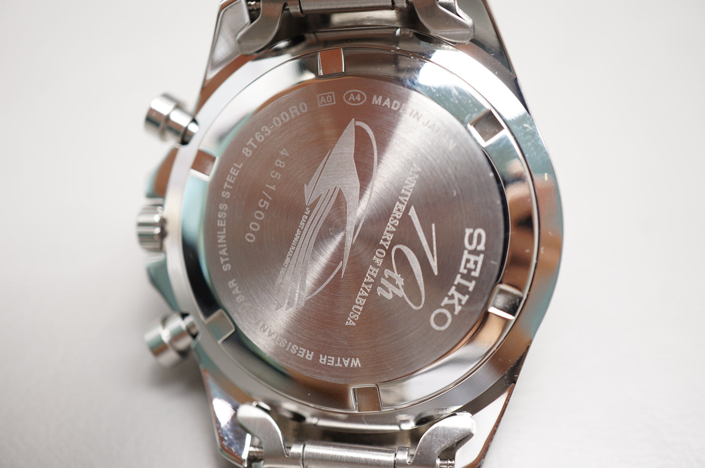 Unworn Seiko SZSJ008 8T63 E5 Hayabusa Bullet Train 10th Anniversary Quartz Watch