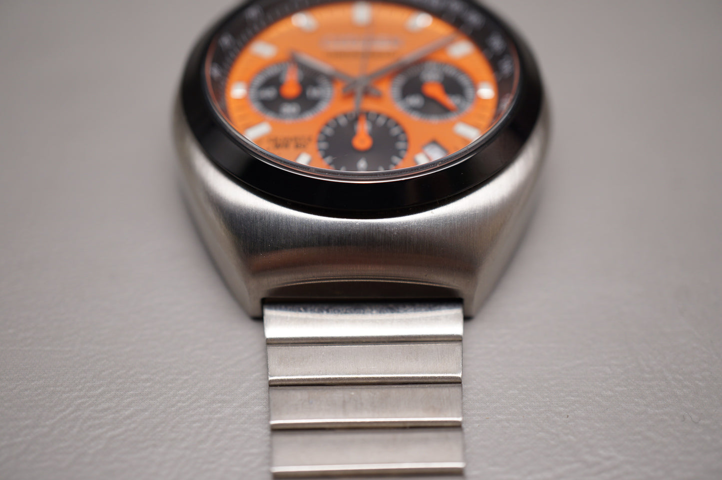 Citizen Record Label AN3660-81X V657 Orange Bullhead Quartz Chronograph Watch