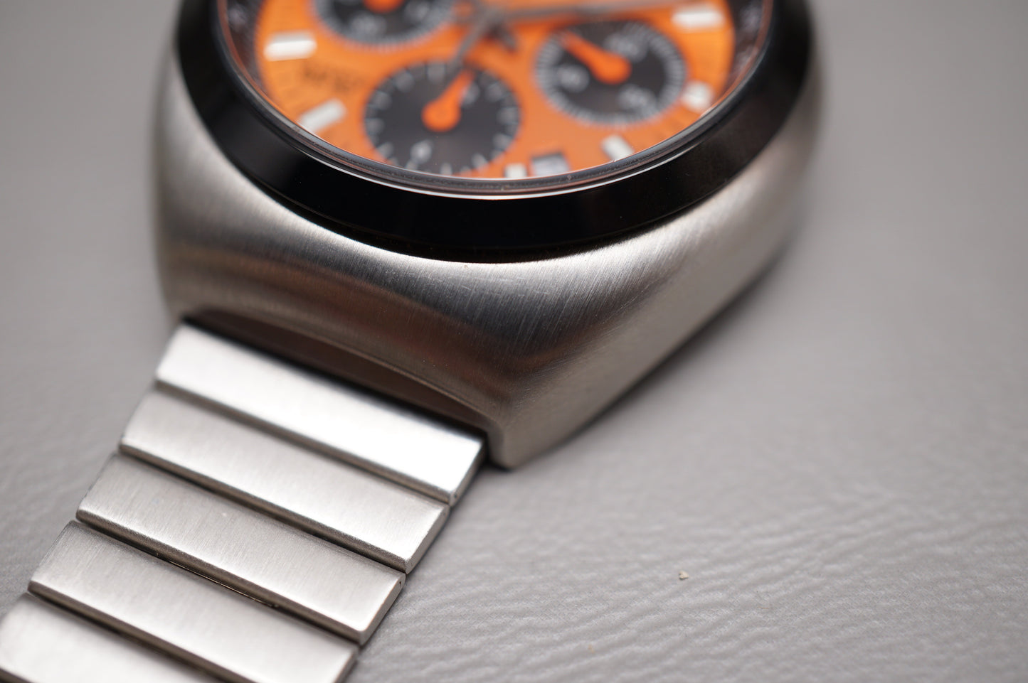 Citizen Record Label AN3660-81X V657 Orange Bullhead Quartz Chronograph Watch