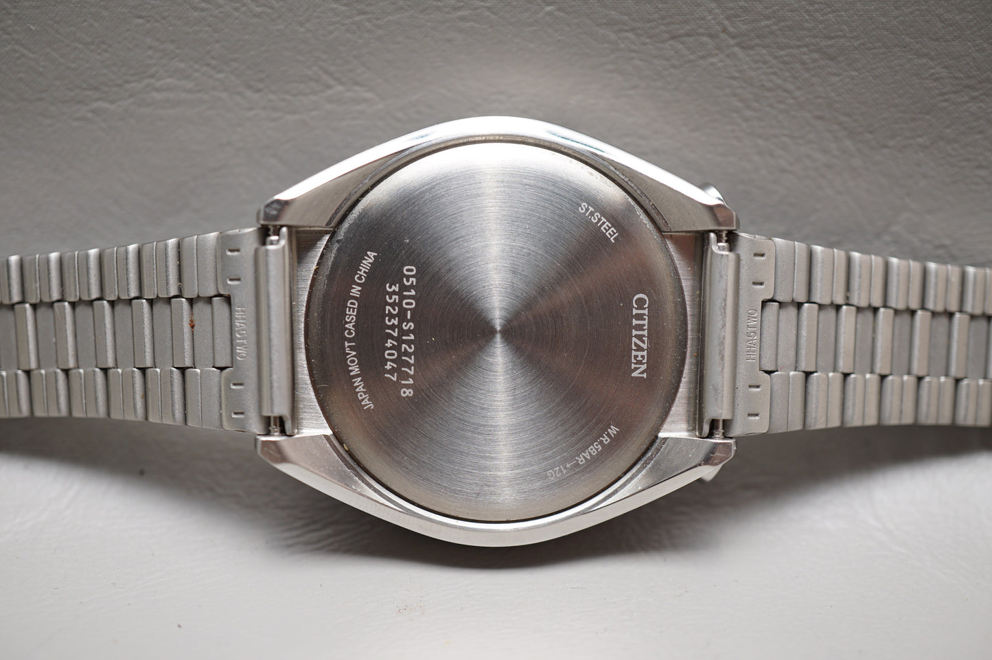Citizen Record Label AN3660-81X V657 Orange Bullhead Quartz Chronograph Watch