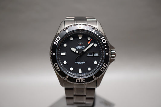 Orient FAA02003B9 Ray Raven II Ion Plated Black Automatic Watch