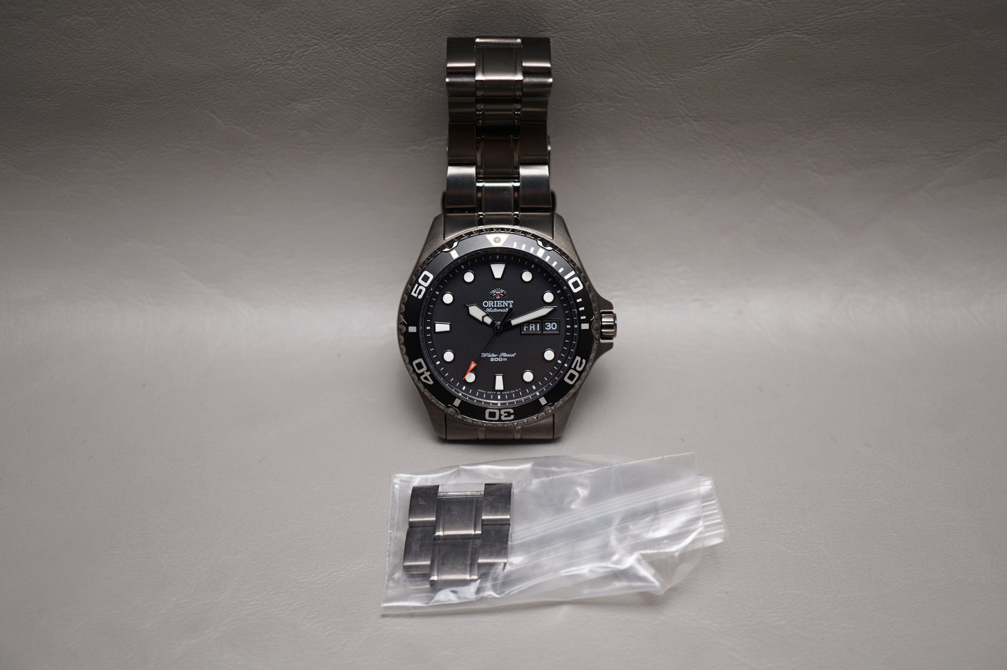 Orient FAA02003B9 Ray Raven II Ion Plated Black Automatic Watch