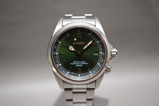 Seiko SARB017 6R15 Green Dial Alpinist Automatic Watch