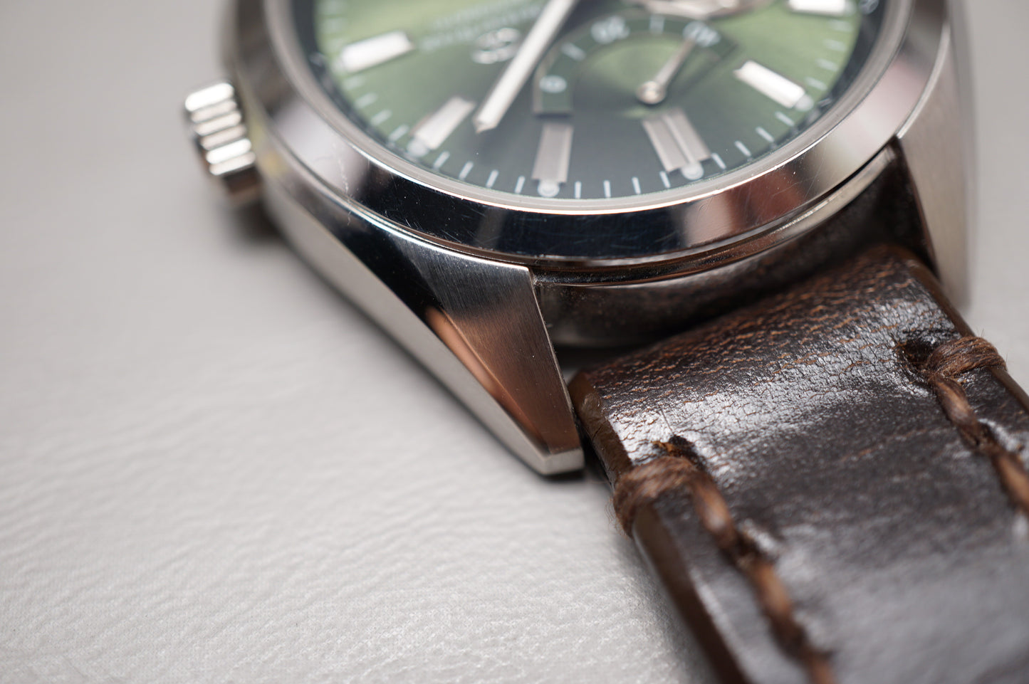 Orient Star WZ0121DK Somes Green Dial Open Heart Power Reserve Automatic Watch