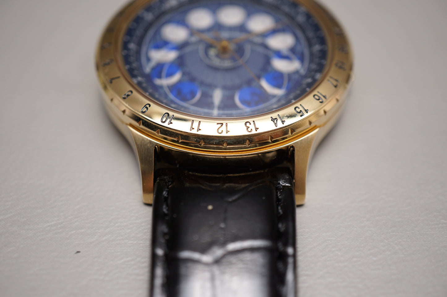 New NOS Citizen Cosmosign CAL-4P85 Franklin Mint Age Of The Moon Quartz Watch