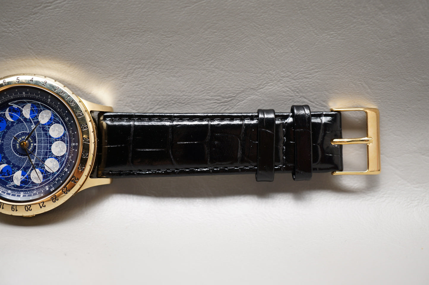 New NOS Citizen Cosmosign CAL-4P85 Franklin Mint Age Of The Moon Quartz Watch