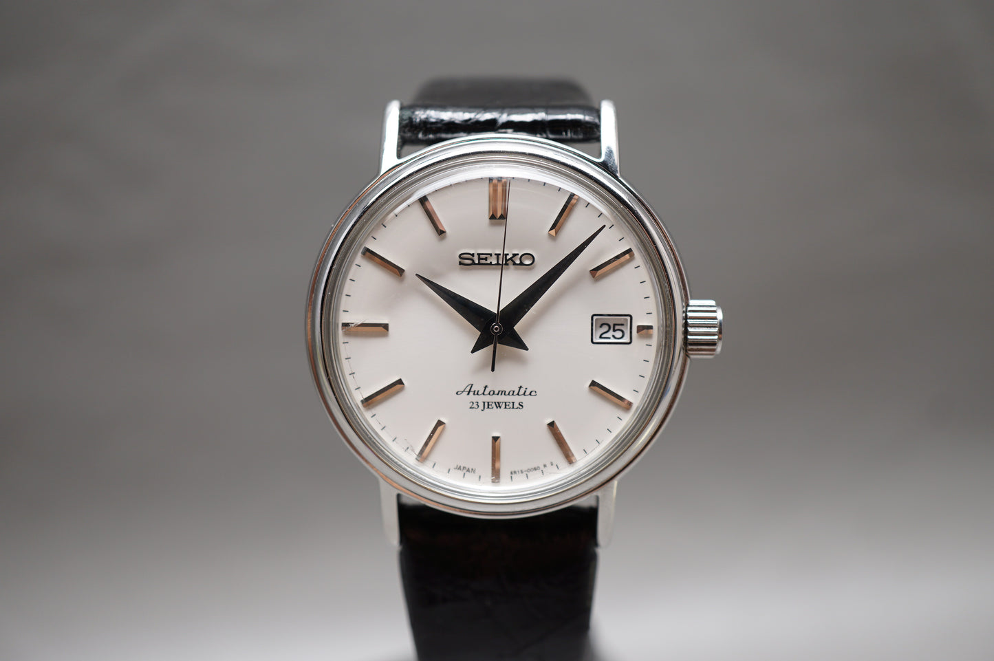 Seiko SARB031 6R15 White Dial Domed Crystal Automatic Watch