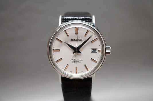 Seiko SARB031 6R15 White Dial Domed Crystal Automatic Watch