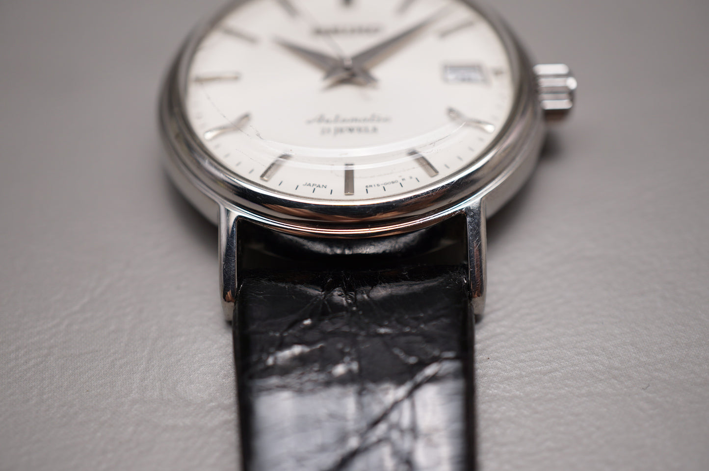 Seiko SARB031 6R15 White Dial Domed Crystal Automatic Watch