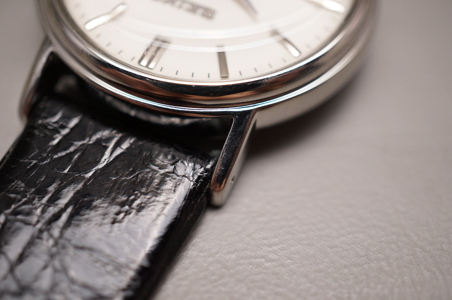 Seiko SARB031 6R15 White Dial Domed Crystal Automatic Watch