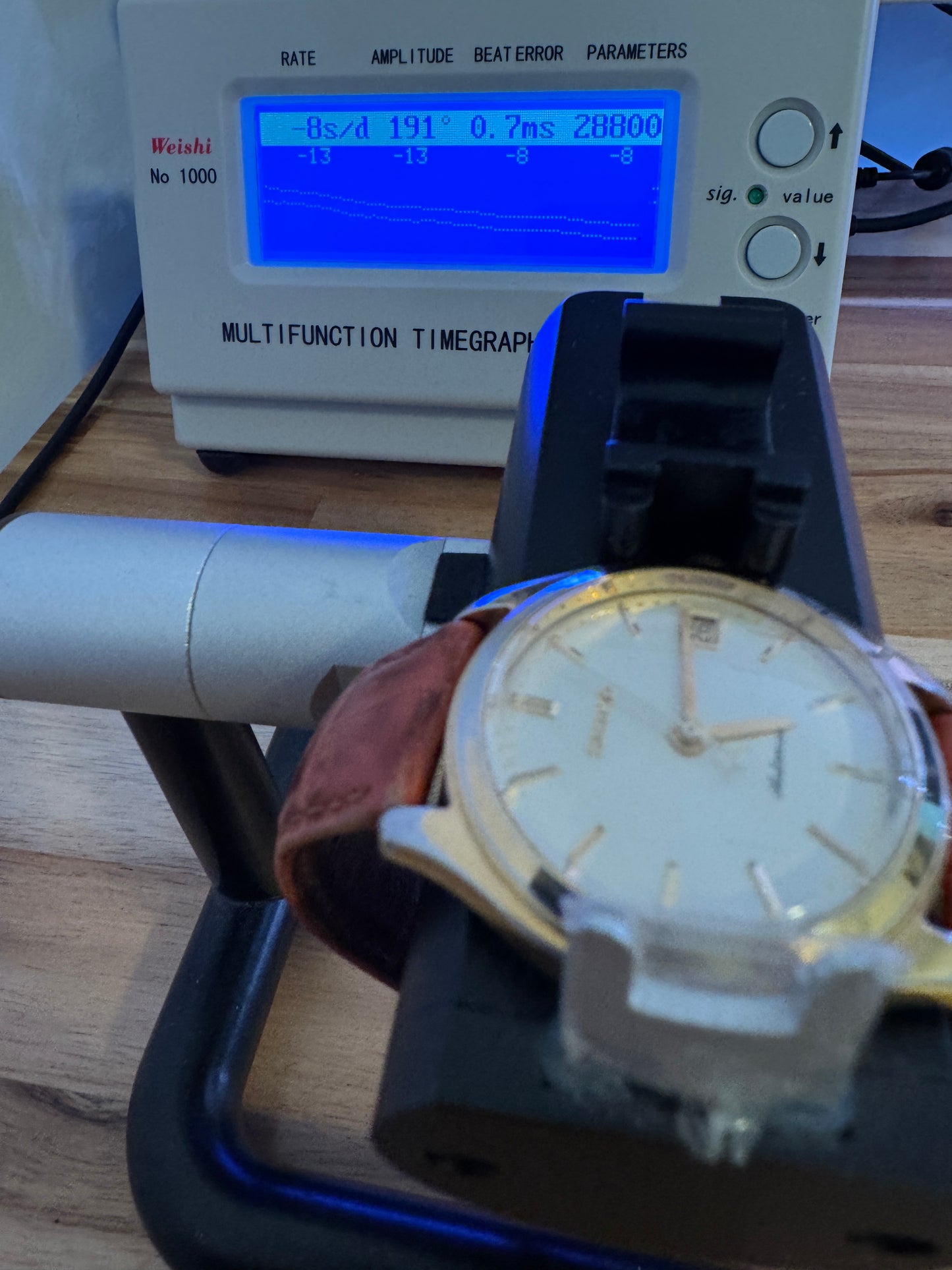 Vintage 1992 Seiko SCVK002 4S35 Gold Tone 36mm Date Automatic Watch