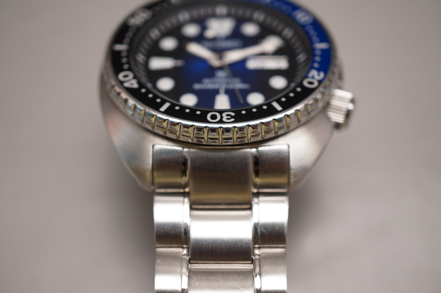 Seiko Prospex SRPC25K1 4R36 Black Blue Dial Turtle Automatic Watch