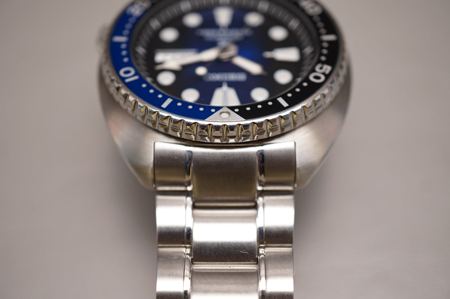 Seiko Prospex SRPC25K1 4R36 Black Blue Dial Turtle Automatic Watch