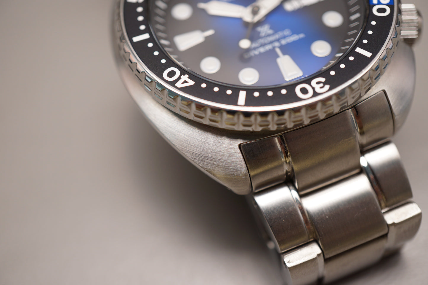 Seiko Prospex SRPC25K1 4R36 Black Blue Dial Turtle Automatic Watch