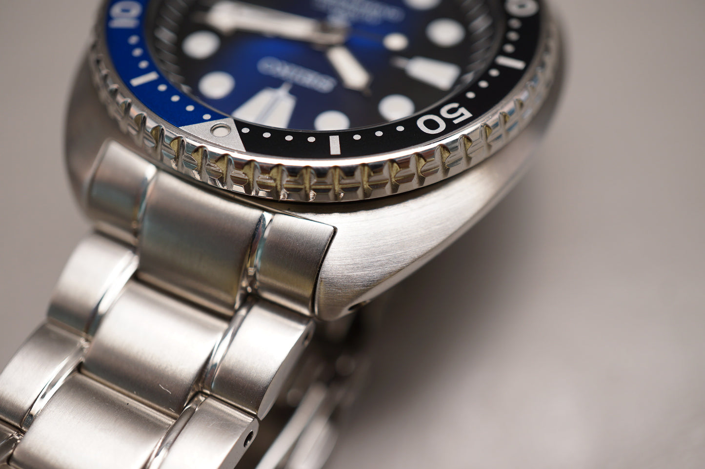 Seiko Prospex SRPC25K1 4R36 Black Blue Dial Turtle Automatic Watch