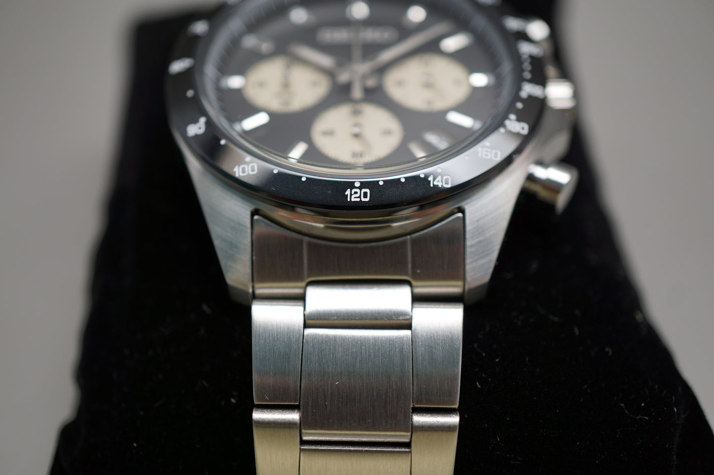 Seiko SZSJ012 8T63 Nano Universe Reverse Panda Quartz Chronograph Watch JDM