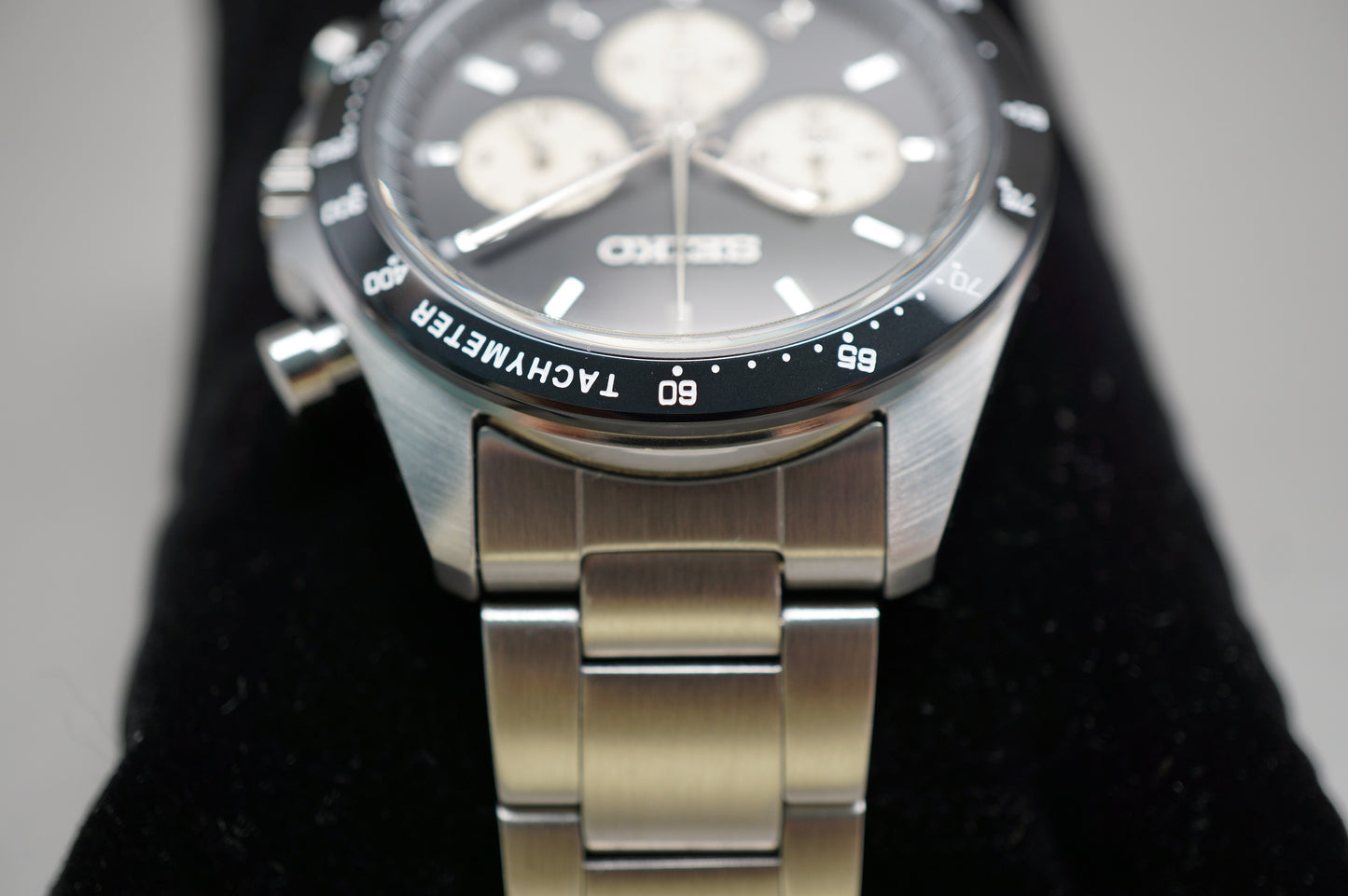 Seiko SZSJ012 8T63 Nano Universe Reverse Panda Quartz Chronograph Watch JDM
