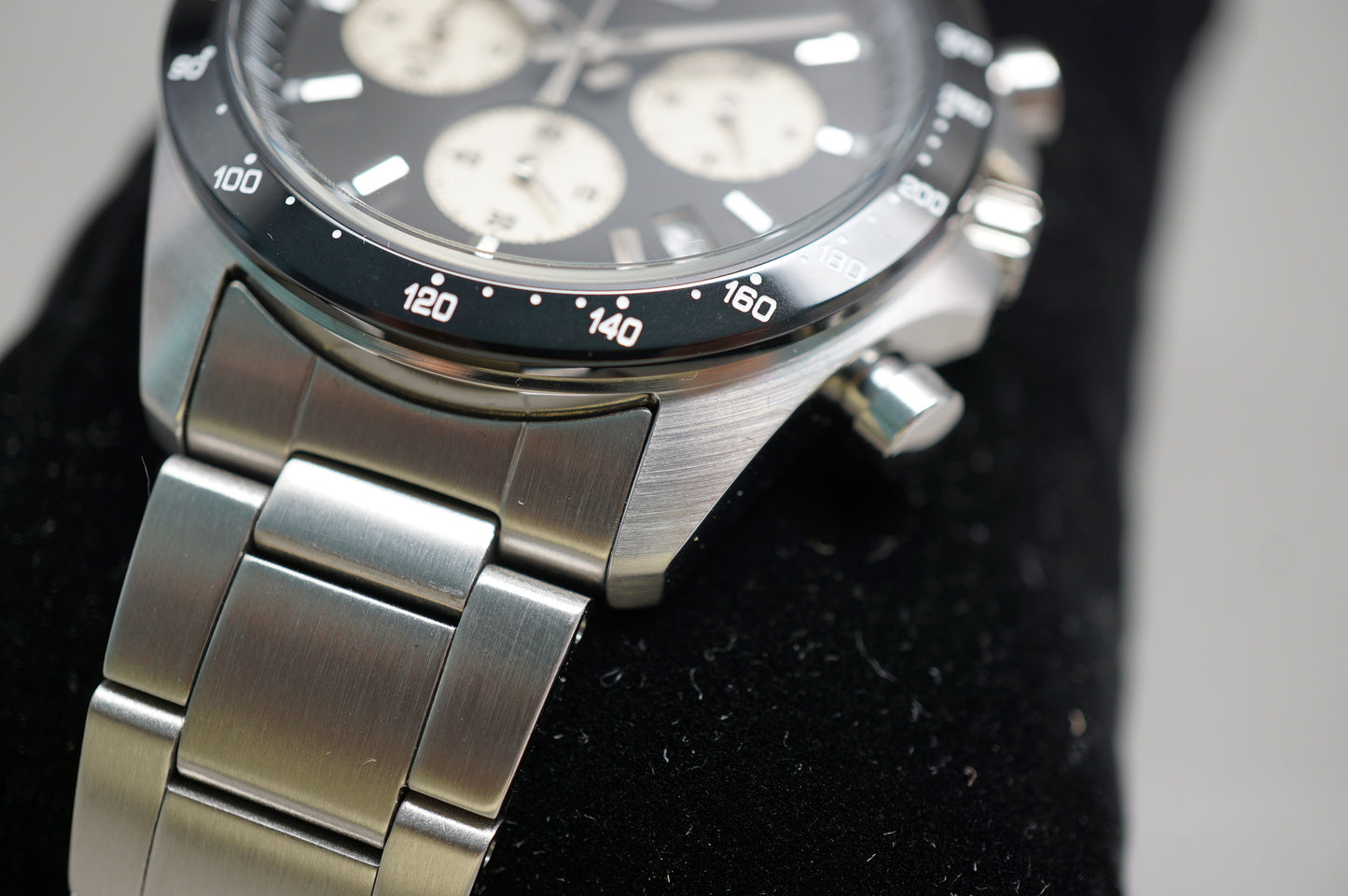 Seiko SZSJ012 8T63 Nano Universe Reverse Panda Quartz Chronograph Watch JDM