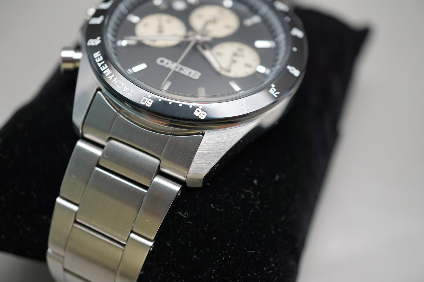 Seiko SZSJ012 8T63 Nano Universe Reverse Panda Quartz Chronograph Watch JDM