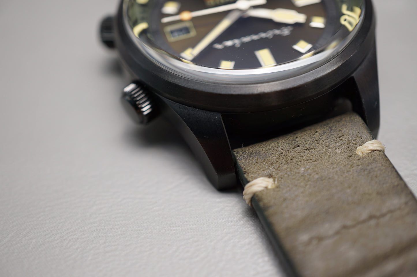 Spinnaker Bradner SP-5062-0 NH35 Military Green Dial Automatic Watch
