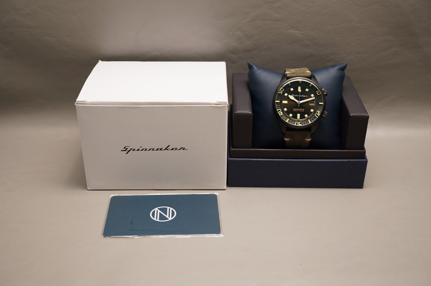 Spinnaker Bradner SP-5062-0 NH35 Military Green Dial Automatic Watch