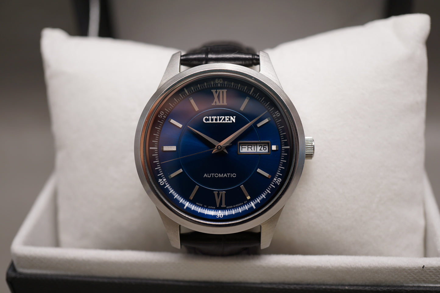 Citizen Collection NY4050-03L Royal Blue Dial Sapphire Mens Automatic Watch