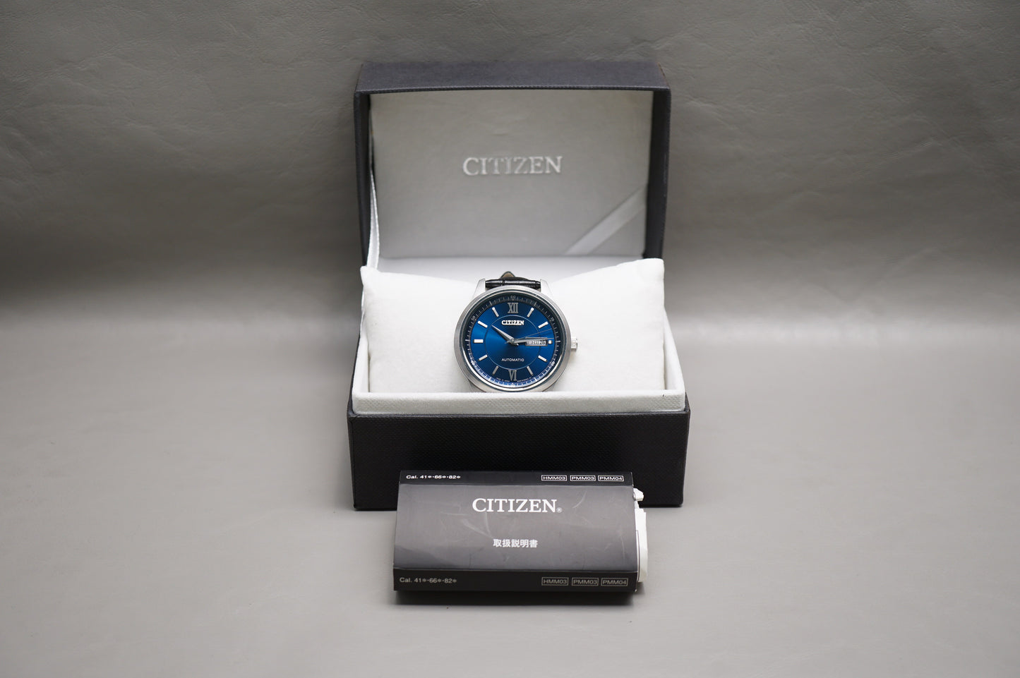 Citizen Collection NY4050-03L Royal Blue Dial Sapphire Mens Automatic Watch
