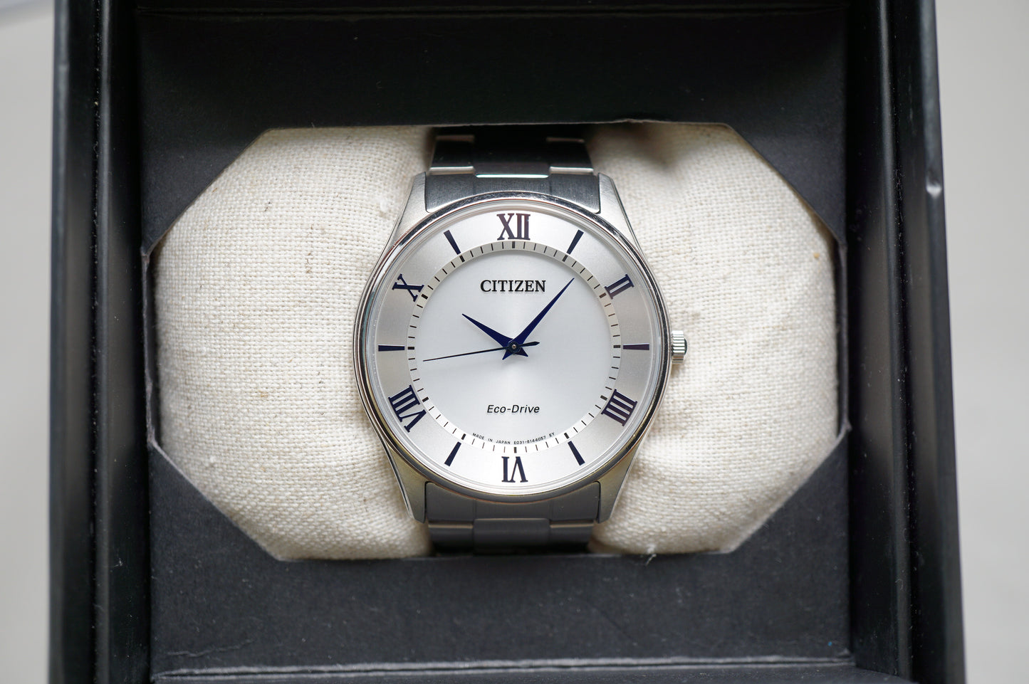 Citizen Eco-Drive BJ6480-51B Silver Roman Dial JDM Solar Quartz Watch