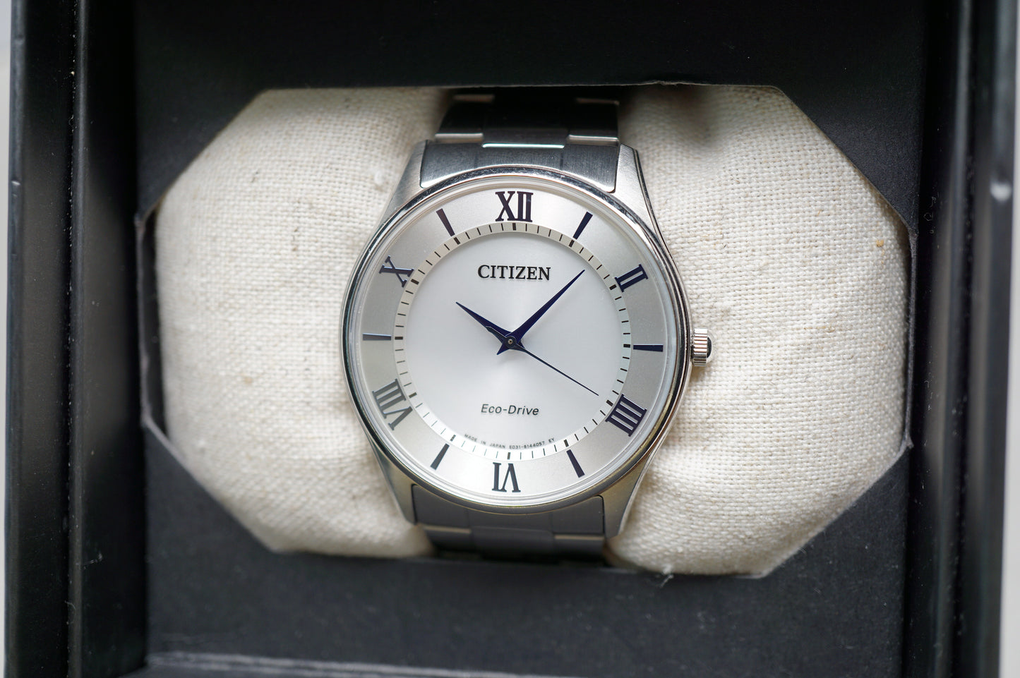 Citizen Eco-Drive BJ6480-51B Silver Roman Dial JDM Solar Quartz Watch