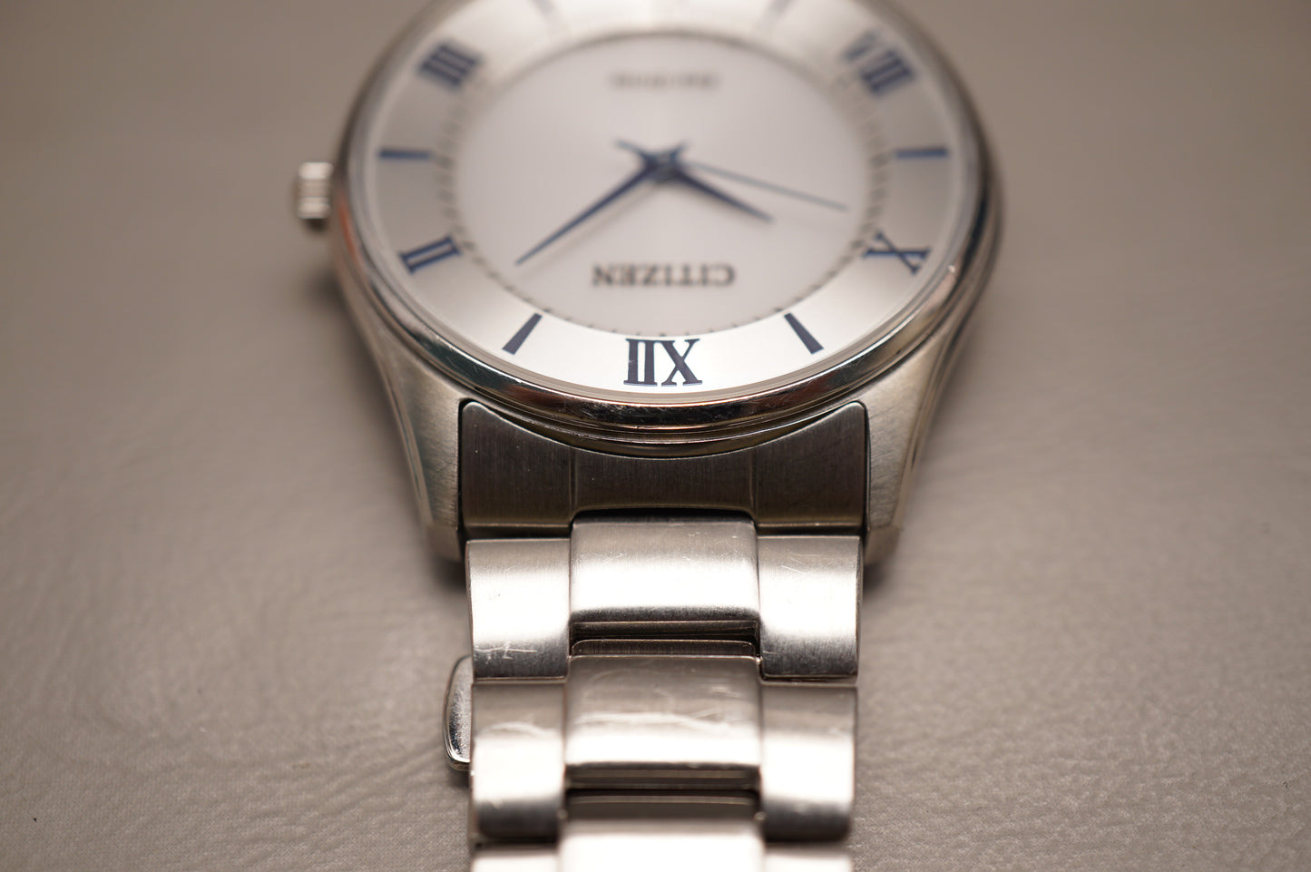 Citizen Eco-Drive BJ6480-51B Silver Roman Dial JDM Solar Quartz Watch