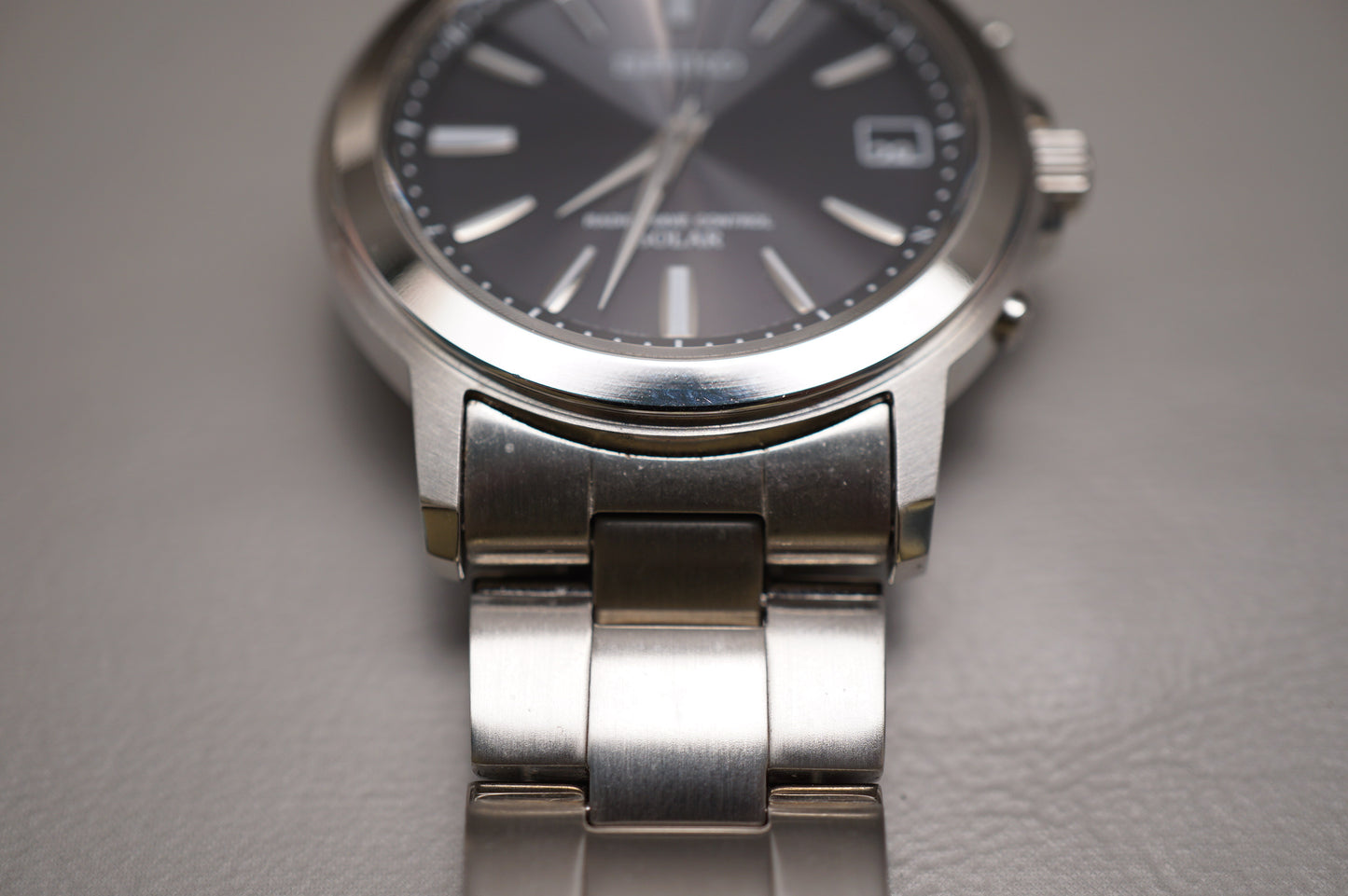 Seiko Spirit SBTM169 7B52 Black Dial JDM Radio Wave Solar Quartz Watch
