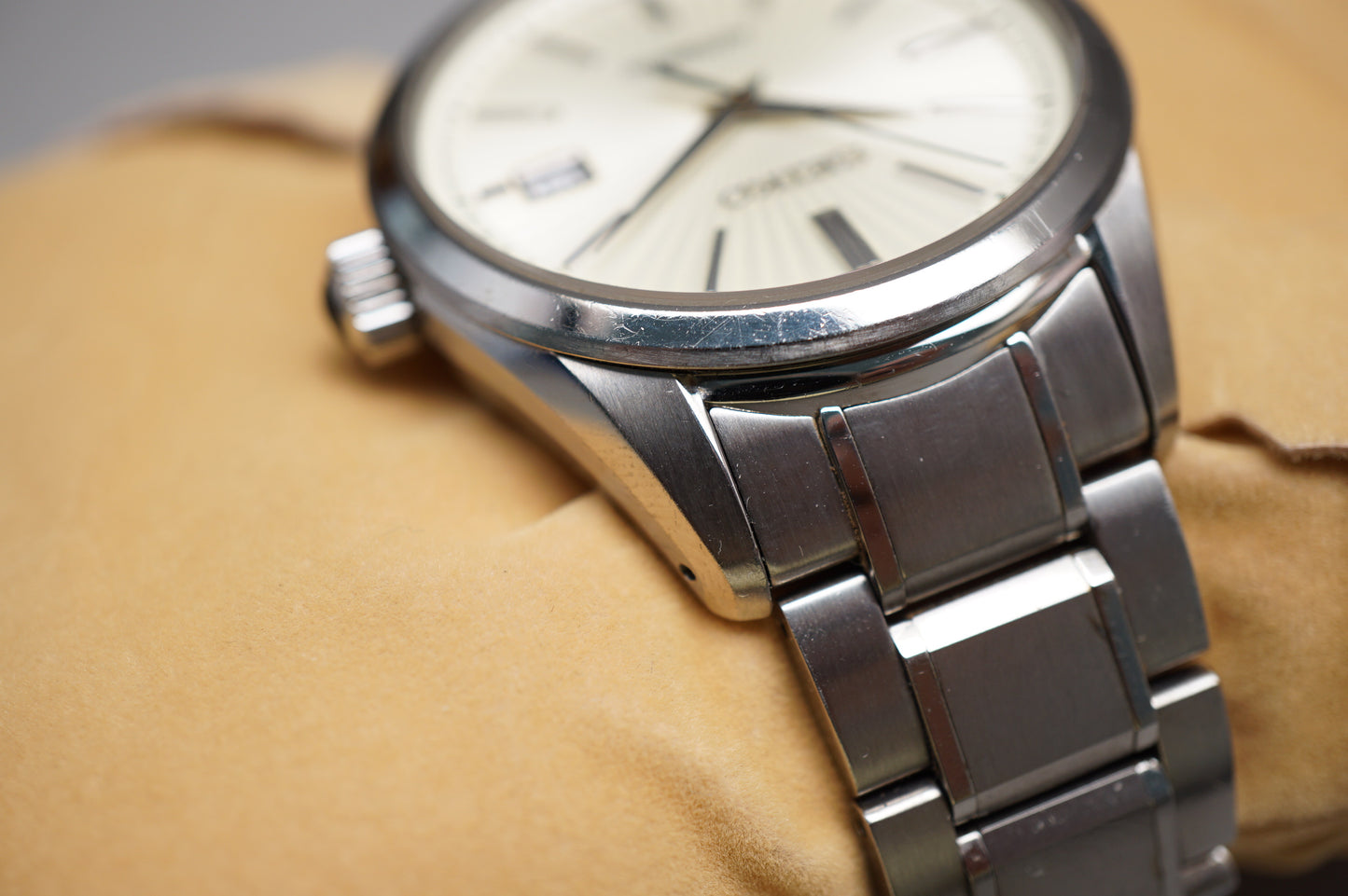 Seiko Brightz SDGM001 6R15 Grand Cocktail Time Automatic Watch READ