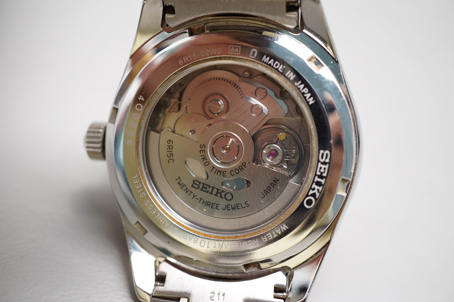 Seiko Brightz SDGM001 6R15 Grand Cocktail Time Automatic Watch READ