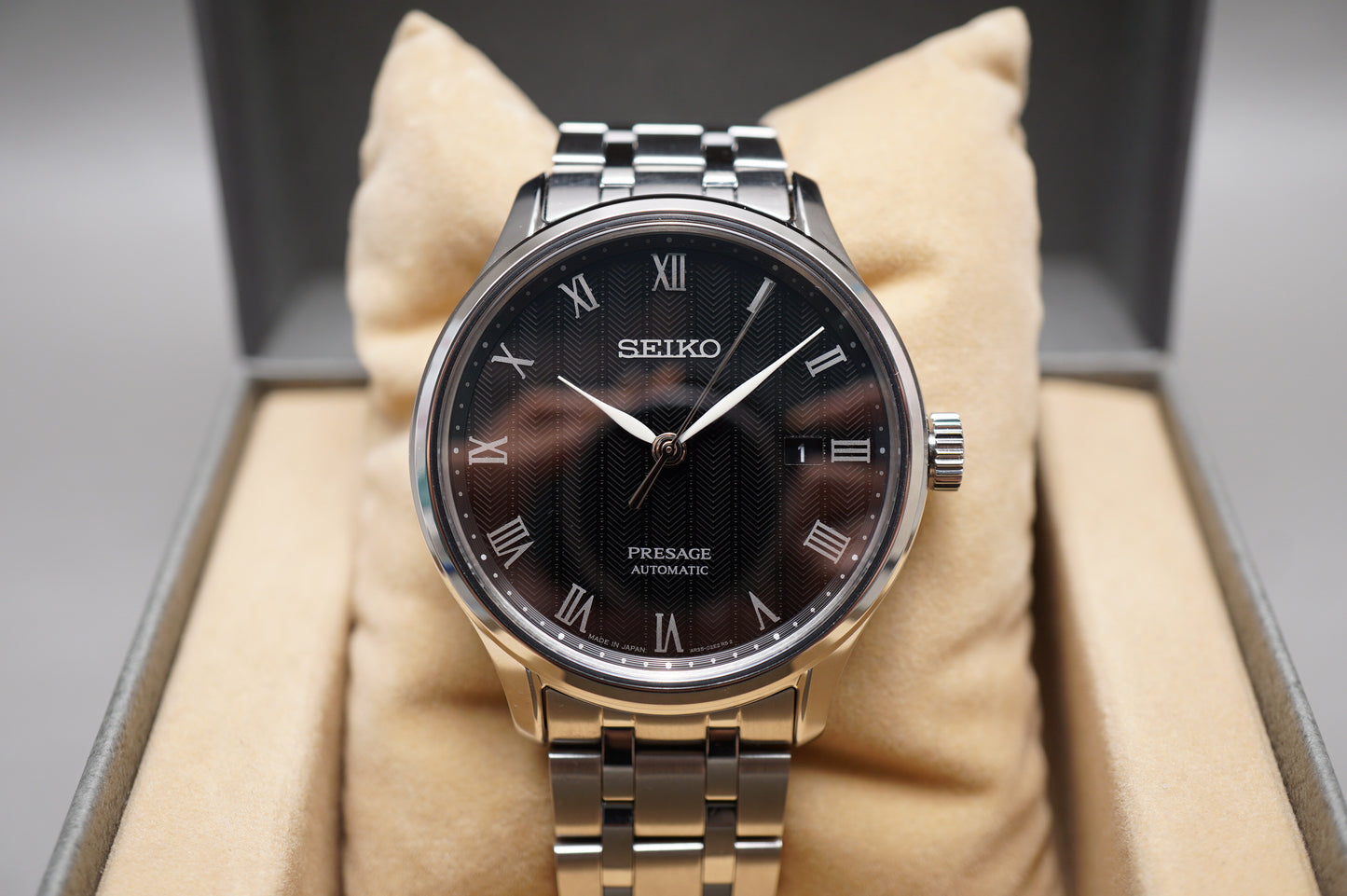 Seiko Presage SRPC81J1 4R35 Black Dial Zen Garden Automatic Watch