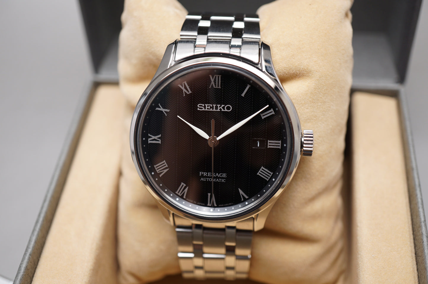 Seiko Presage SRPC81J1 4R35 Black Dial Zen Garden Automatic Watch