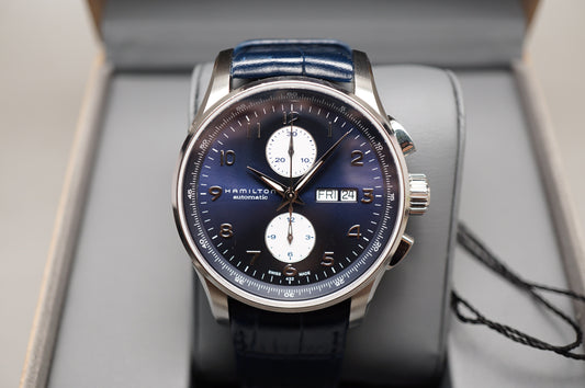 Hamilton Jazzmaster Maestro H32766643 Blue Dial Automatic Chronograph Watch