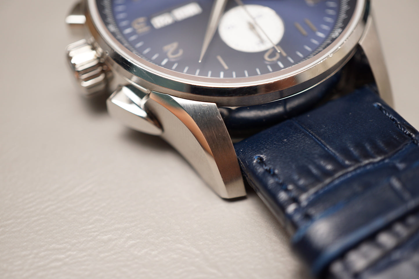 Hamilton Jazzmaster Maestro H32766643 Blue Dial Automatic Chronograph Watch