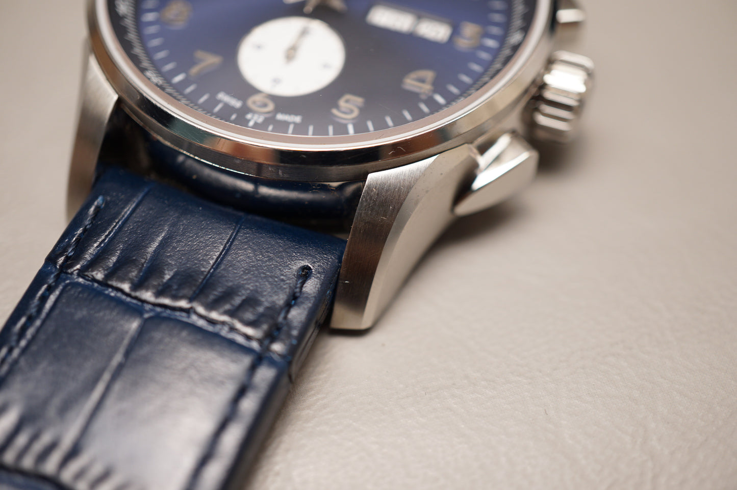 Hamilton Jazzmaster Maestro H32766643 Blue Dial Automatic Chronograph Watch
