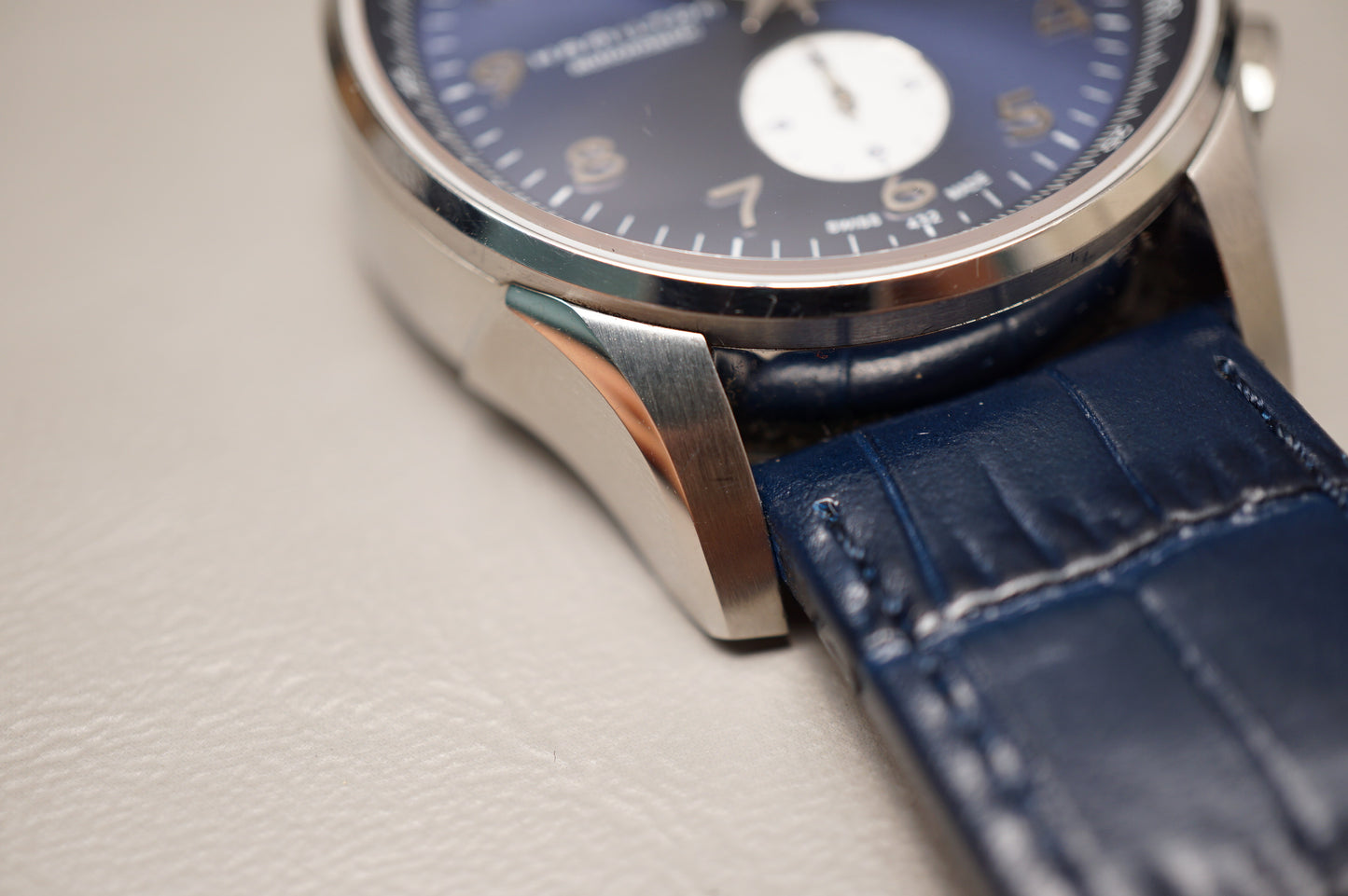 Hamilton Jazzmaster Maestro H32766643 Blue Dial Automatic Chronograph Watch