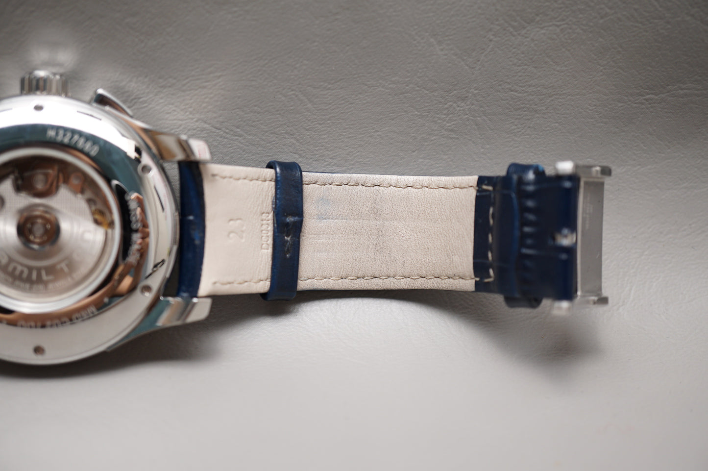 Hamilton Jazzmaster Maestro H32766643 Blue Dial Automatic Chronograph Watch