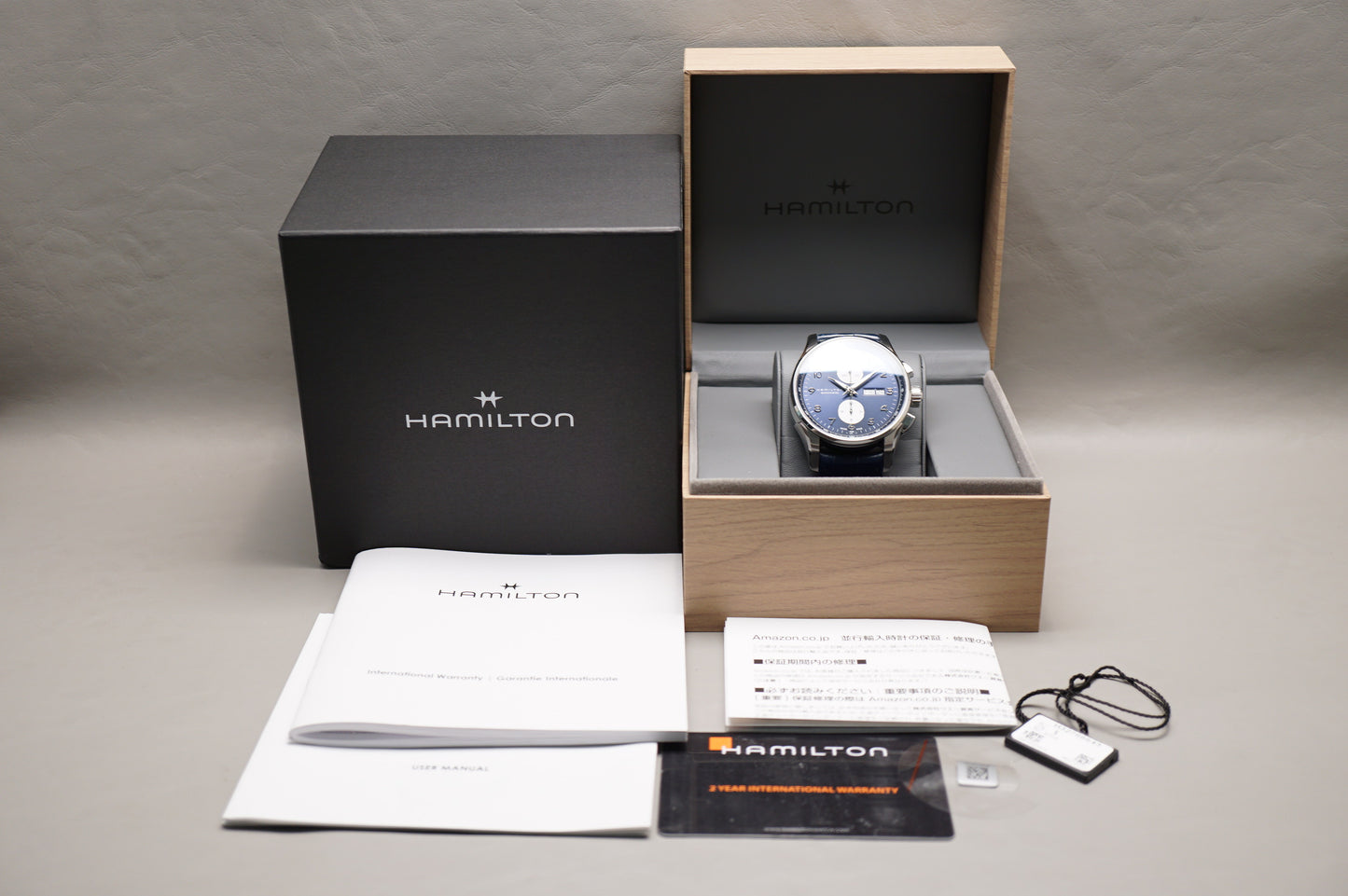Hamilton Jazzmaster Maestro H32766643 Blue Dial Automatic Chronograph Watch